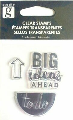 Studio G PLANNER 4 Clear Mini Stamp Set