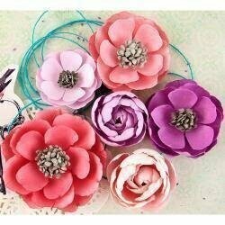 Prima Marketing ELIZABETH Royal Menagerie Mulberry Paper Flowers