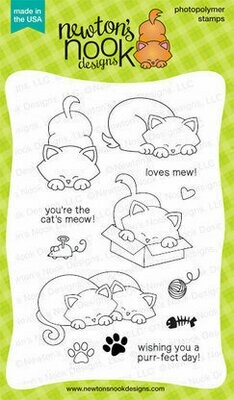 Newton&#39;s Nook NEWTON&#39;S ANTICS Clear Stamp Set
