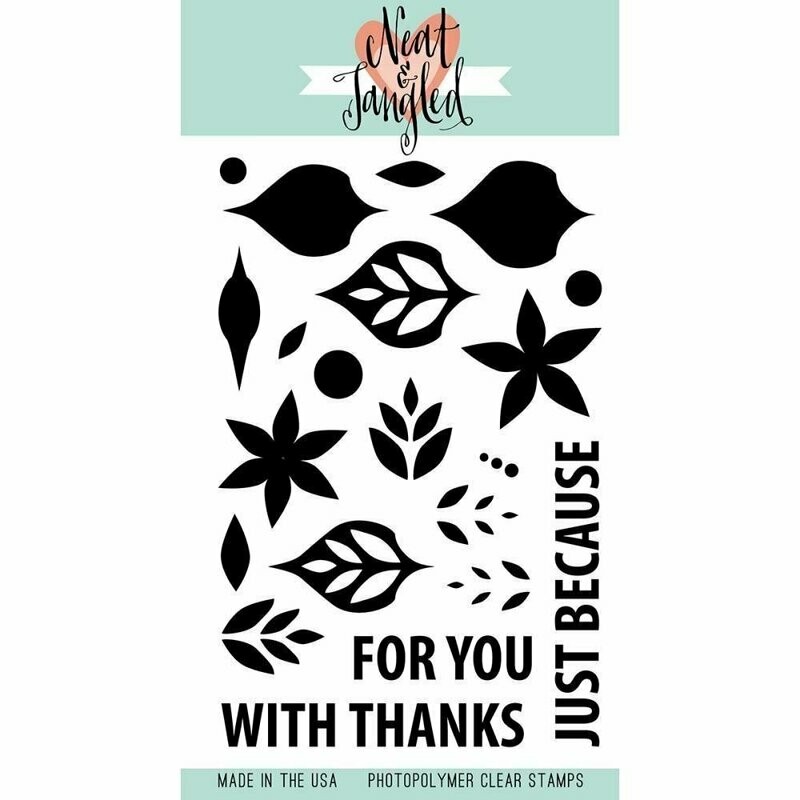Neat &amp; Tangled MEDALLION FLOWER BUILDER Stamp Set