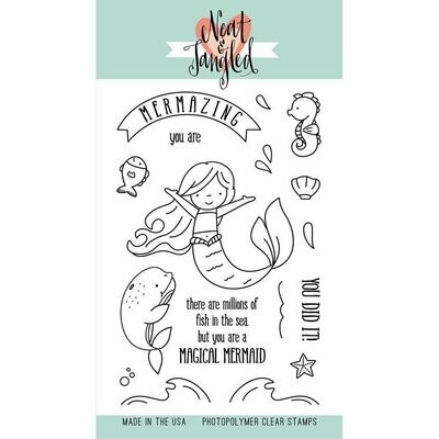 Neat &amp; Tangled MERMAZING Clear Stamp Set