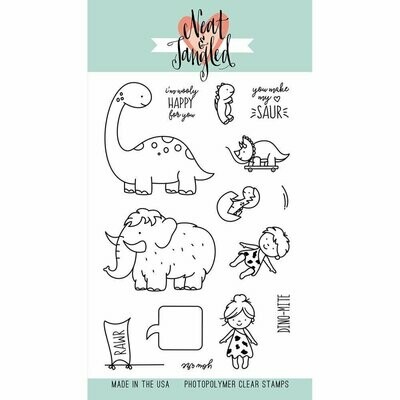 Neat &amp; Tangled PRE-HISTORIC Clear Stamp Set