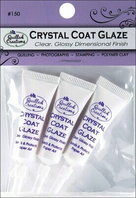 Quilled Creations CRYSTAL COAT GLAZE 3pc/pk