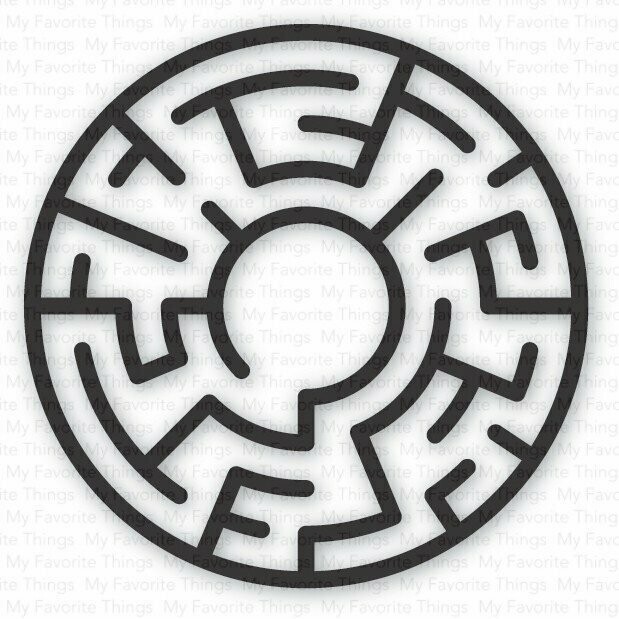 My Favorite Things BLACK Maze Shapes Embellishments