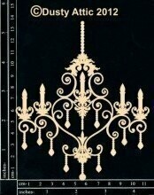 Dusty Attic CHANDELIER #3 Lasercut Designs