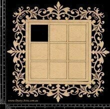 Dusty Attic GARDEN TILE FRAME MEDIUM Lasercut Designs