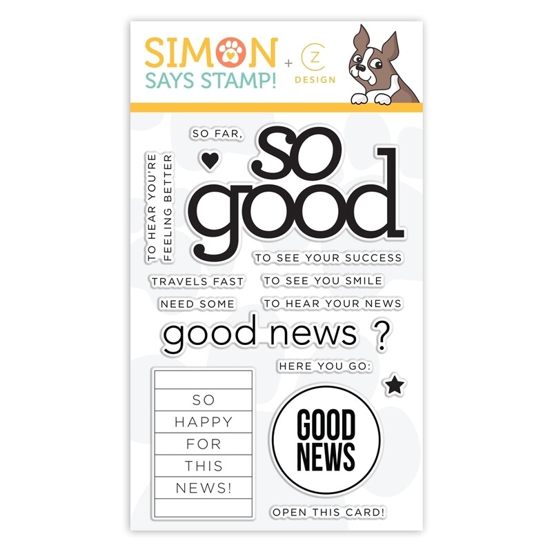 Simon Says Stamp SO FAR SO GOOD Clear Stamp Set