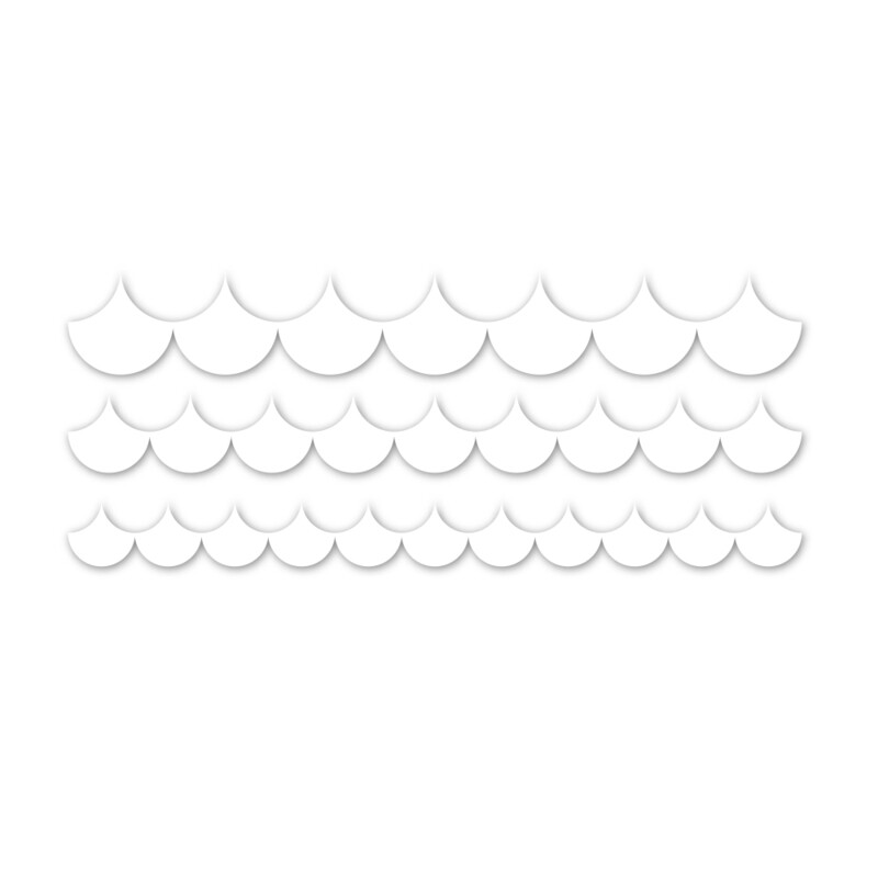 Simon Says Stamp SCALLOP BORDERS Die Set