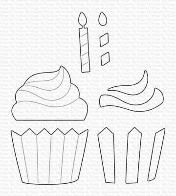 My Favorite Things FROSTED CUPCAKE Die-namics Die