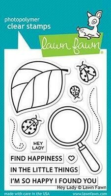 Lawn Fawn HEY LADY Stamp Set