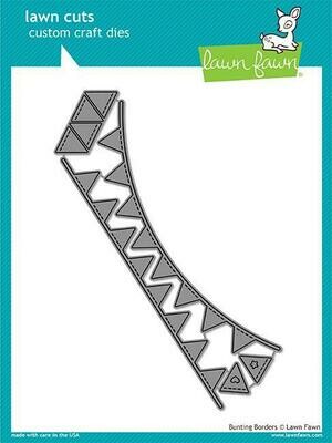 Lawn Fawn BUNTING BOARDER Die Set