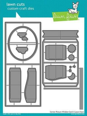 Lawn Fawn CENTER PICTURE WINDOW CARD Die Set