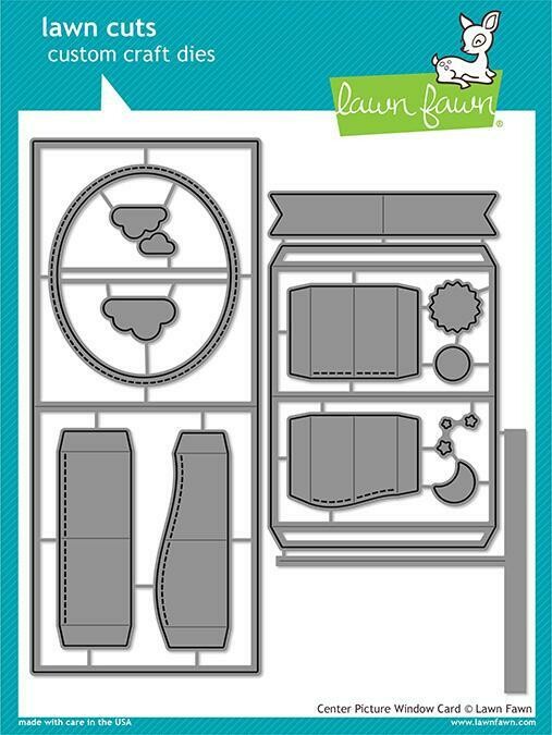 Lawn Fawn CENTER PICTURE WINDOW CARD Die Set