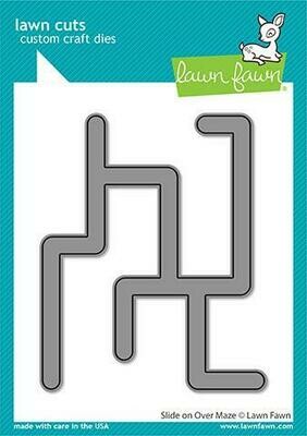 Lawn Fawn SLIDE ON OVER MAZE Die Set