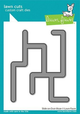 Lawn Fawn SLIDE ON OVER MAZE Die Set