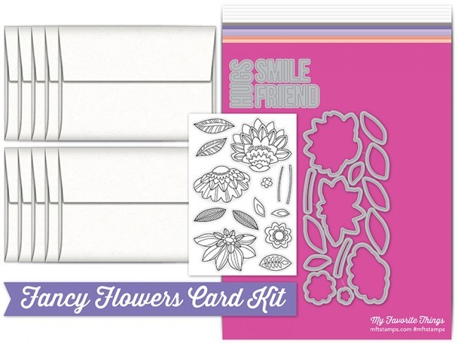 My Favorite Things Fancy Flowers Card Kit