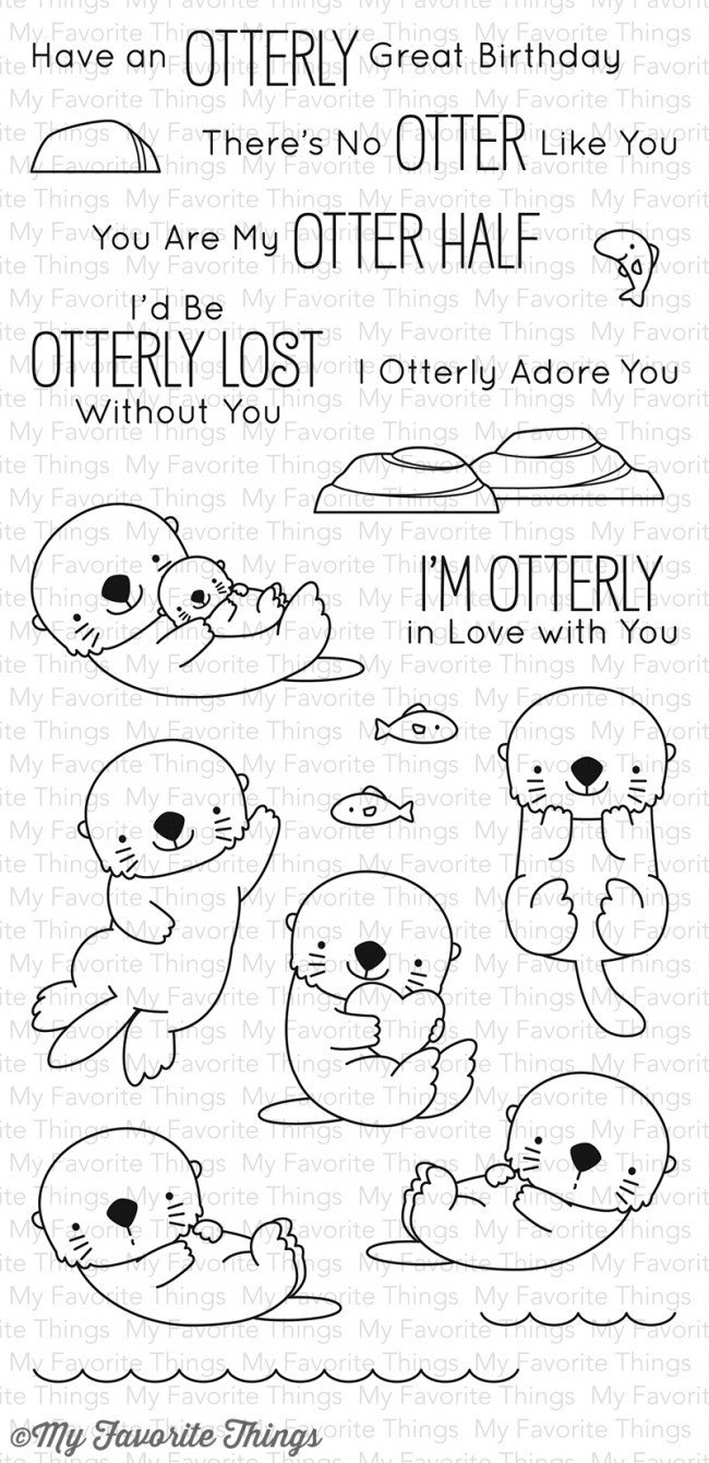 My Favorite Things OTTERLY LOVE YOU Clear Stamp Set