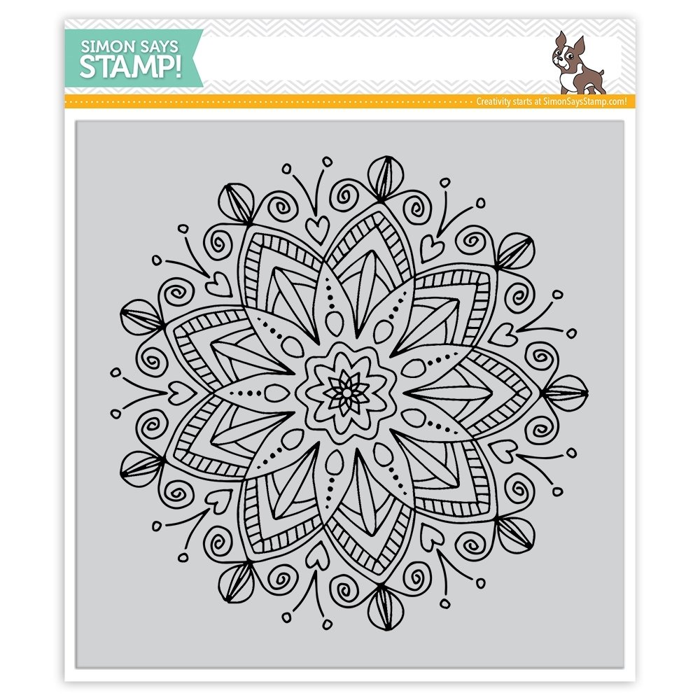 Simon Says Stamp STAR FLOWER Cling Rubber Stamp