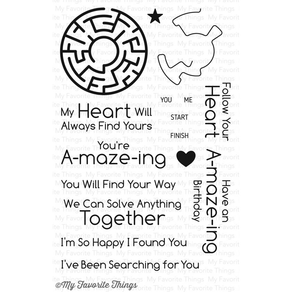My Favorite Things YOU'RE A-MAZE-ING Clear Stamp Set