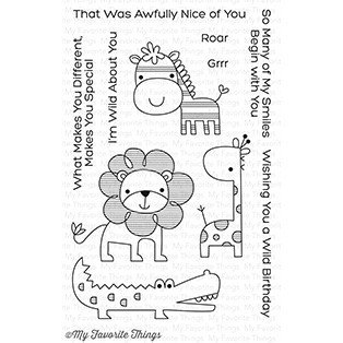 My Favorite Things WILD ABOUT YOU Clear Stamp Set