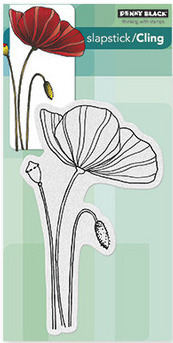 Penny Black POPPY TIME Cling Stamp