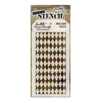Tim Holtz HARLEQUIN Layering Stencil