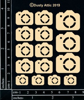 Dusty Attic MINI CAMERAS Lasercut Designs