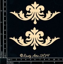 Dusty Attic FLOURISH #7 Lasercut Designs