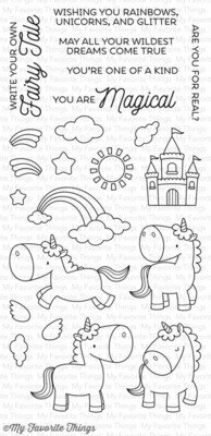 My Favorite Things MAGICAL UNICORNS Clear Stamp Set
