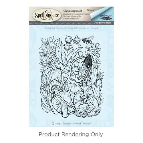 Spellbinders GARDEN SNAIL Cling Stamp