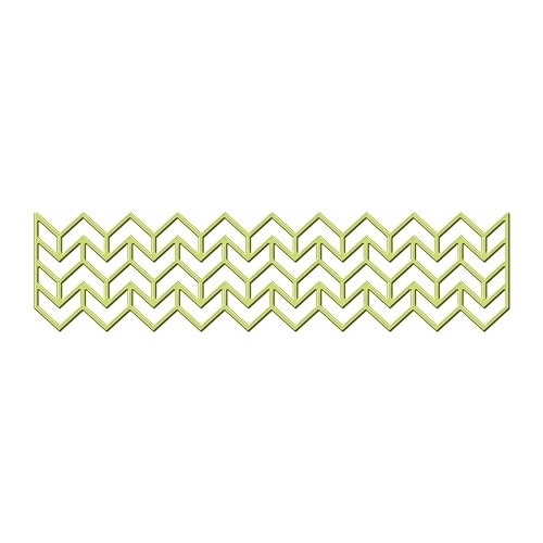 Spellbinders Shapeabilities CHEVRON BORDER Die Set