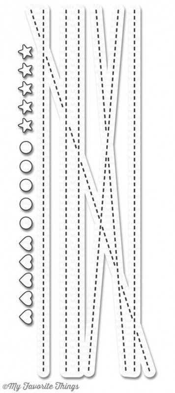 My Favorite Things STITCHED STRIP Die-namics Dies