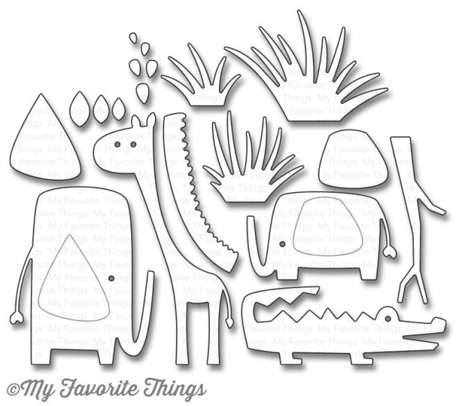 My Favorite Things JUNGLE FRIENDS Die-namics Die Set