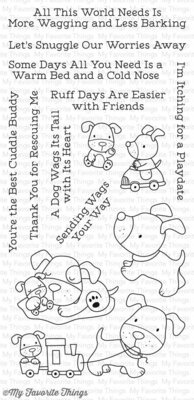 My Favorite Things PLAYFUL PUPS Clear Stamp Set