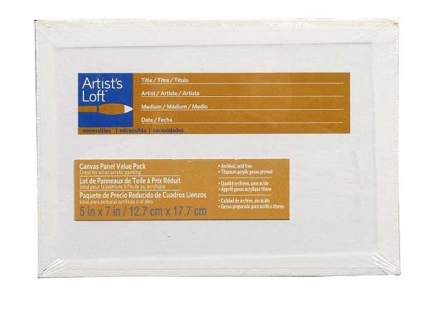 Artst&#39;s Loaf CANVAS PANEL 5x7in