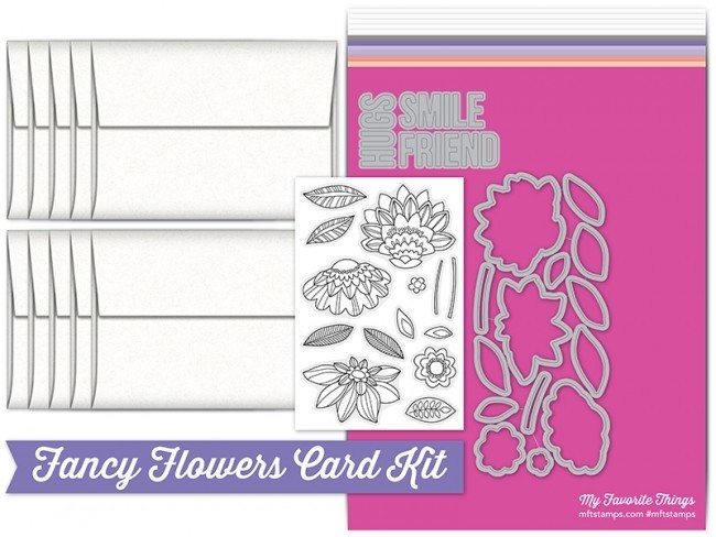 My Favorite Things  Fancy Flowers Card Kit