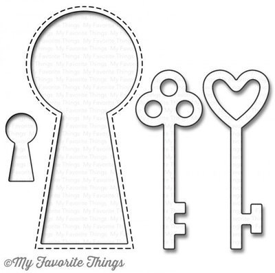 My Favorite Things LOCK &amp; KEY Die-namics Die Set