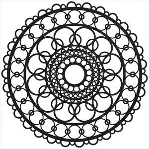 Crafter's Workshop RING DOILY Stencil