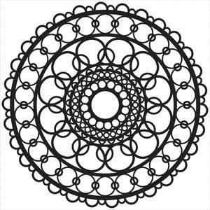Crafter&#39;s Workshop RING DOILY Stencil