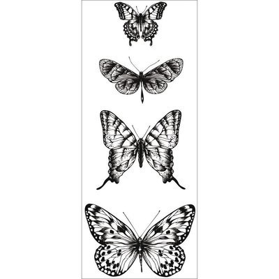 Kaisercraft BUTTERFLIES Clear Stamp Set