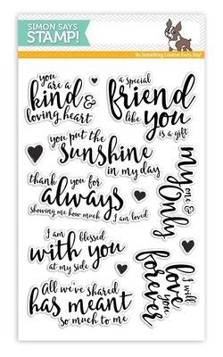 Simon Says Stamp LOVING HEART Clear Stamp Set