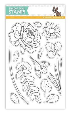 Simon Says Stamp MORE SPRING FLOWERS Clear Stamp Set
