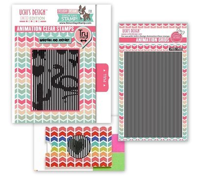 SSS Uchi&#39;s Design ANIMATION Clear Stamp Set Bundle