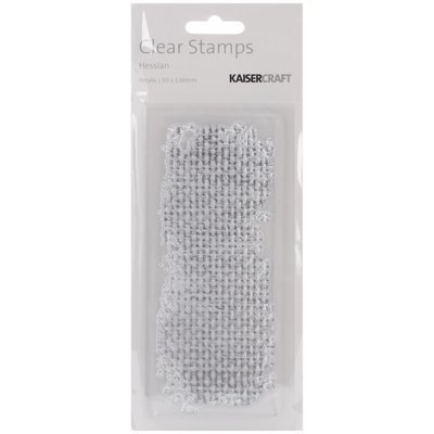 Kaisercraft HESSIAN Texture Clear Stamp