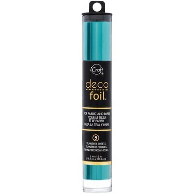 Thermoweb TURQUOISE STAIN Deco Foil Transfer Sheets