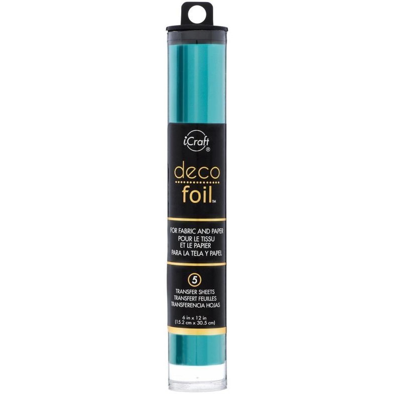 Thermoweb TURQUOISE STAIN Deco Foil Transfer Sheets