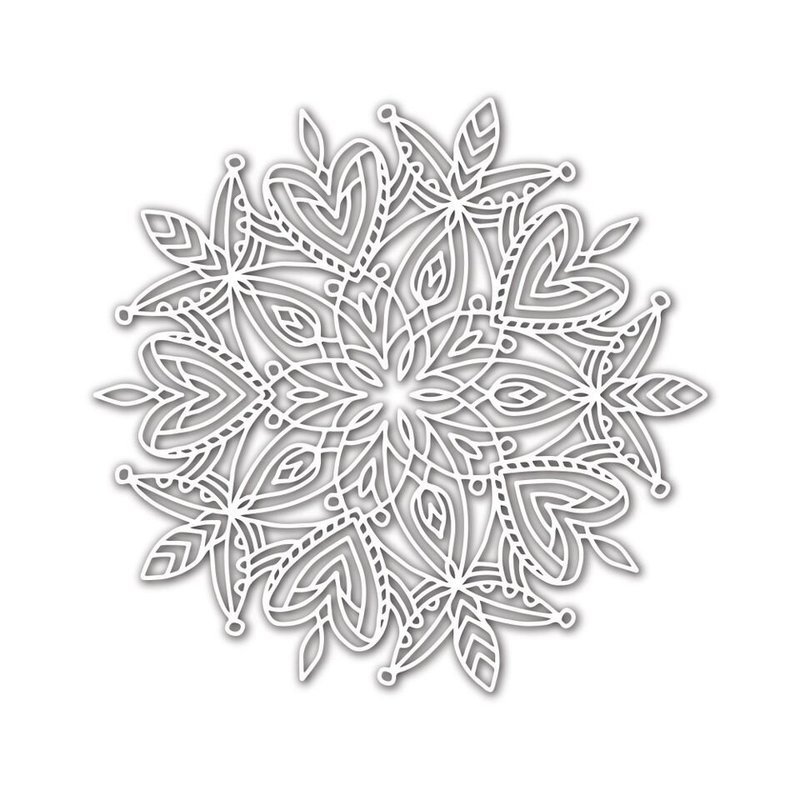 Simon Says Stamp Heart Mandala Stencil