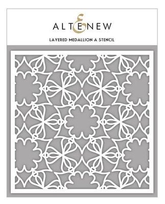 Altenew LAYERED MEDALLION A Stencil
