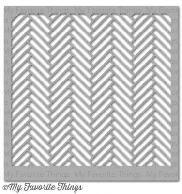 My Favorite Things HERRINGBONE BRICKS Stencil