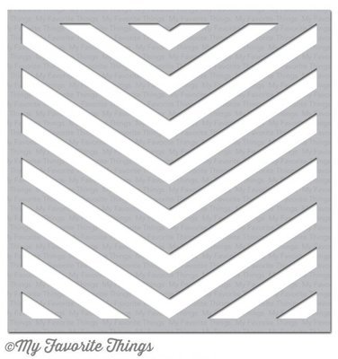 My Favorite Things ONE WAY CHEVRON Stencil